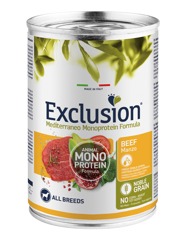 Exclusion Adult beef 400 gr Exclusion Adult beef 400 gr
